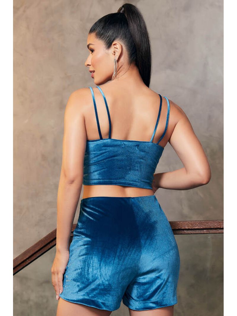 SHORT COM FIVELA COBERTA