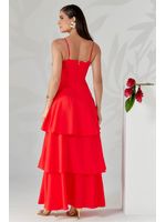 Vestido-Longo-Com-Camadas-Cut-out-Vermelho-38