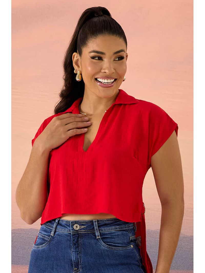 Blusa-Quadrada-Com-Gola-E-Fenda-Com-Ferragem-Vermelho-38