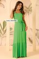 Vestido Com Alca Regulavel Verde 38