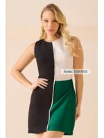 Vestido-Curto-Com-Bloco-De-Cor-Verde-36