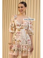 Vestido-Plano-Floral-Com-Manga-Bufante-Estampado-36