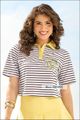 Blusa Gola Polo Com Bloco De Cor Pink Pp