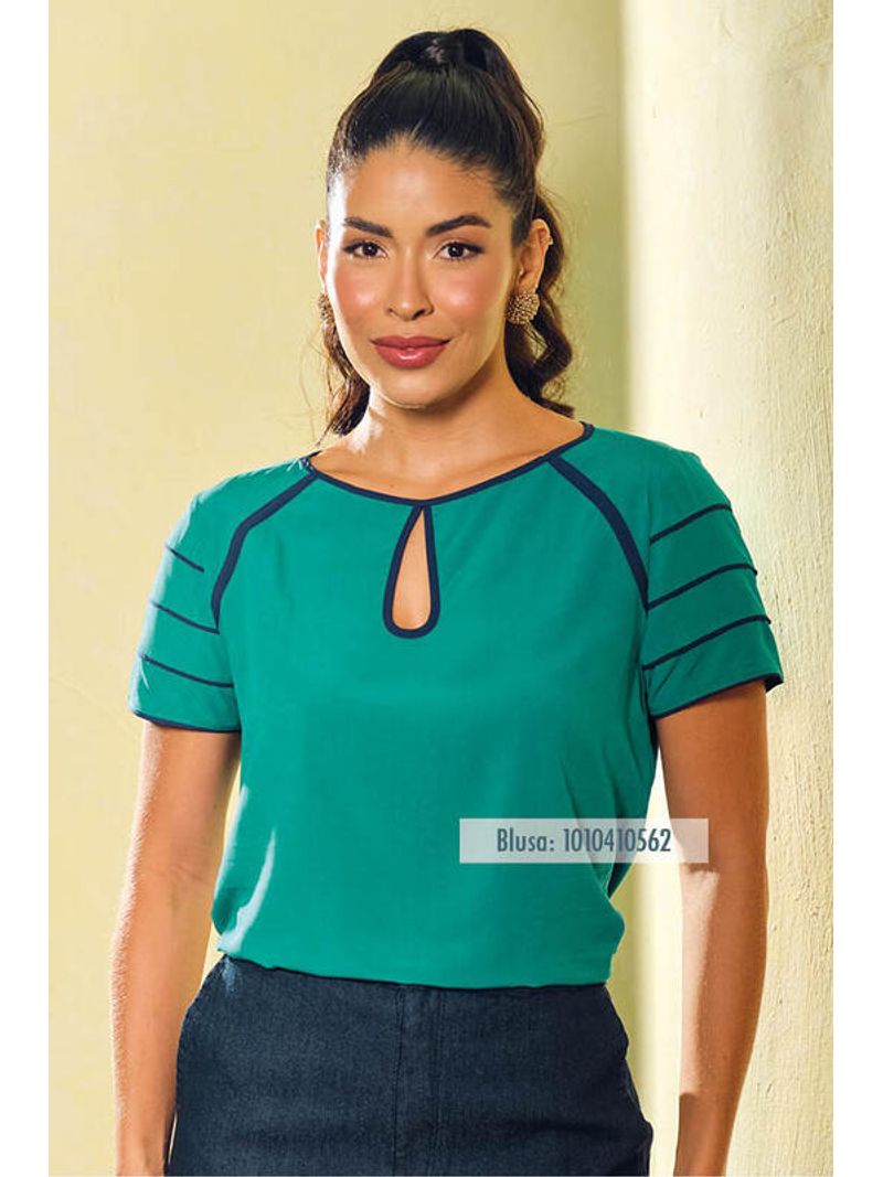 Blusa-Baby-Look-Com-Vivos-Contrastantes-Verde-38