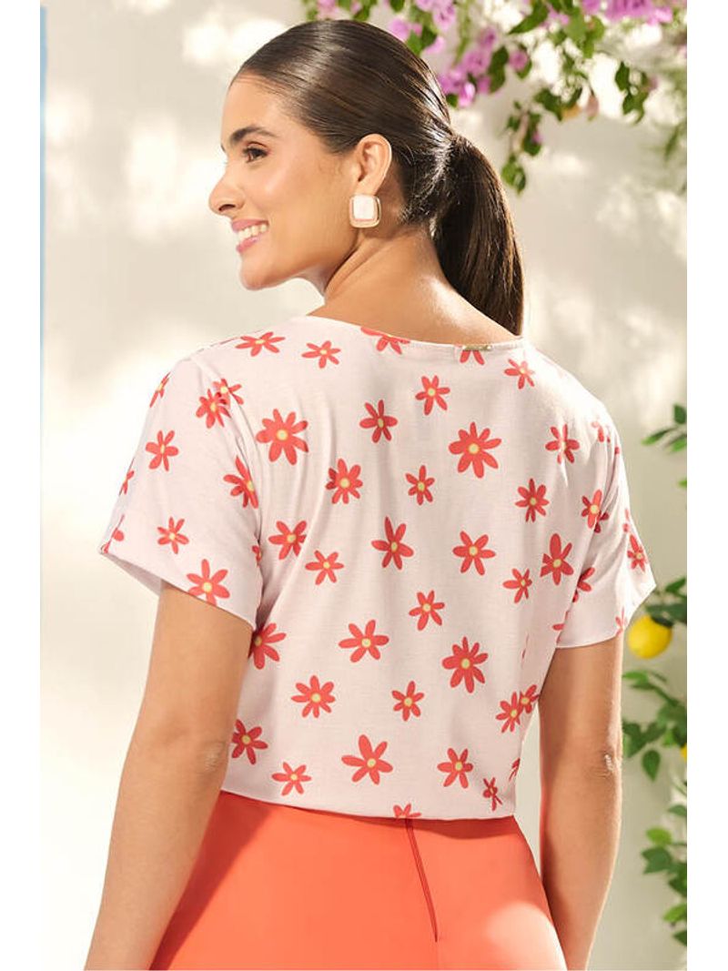 Blusa-T-shirt-Ampla-Com-Arte-Laranja-P