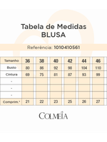 Blusa Top Ombro A Ombro Estampado 42