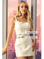 Saia Com Frente Bordada Off White 40