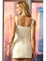 Saia Com Frente Bordada Off White 40