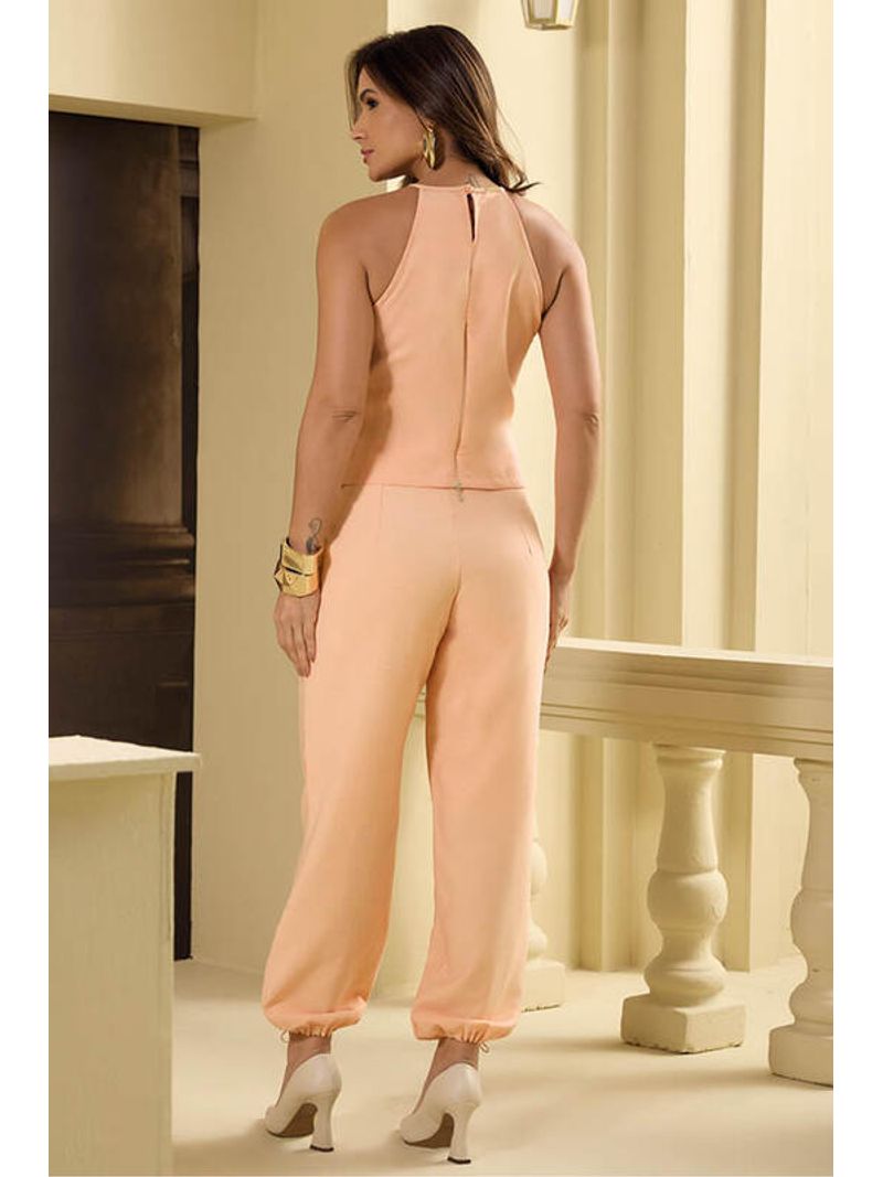 Calca Parachute Com Bolsos Salmon 36
