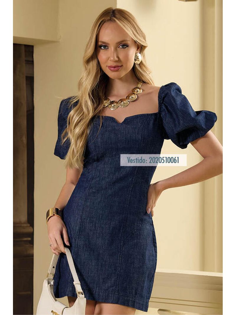 Vestido-Com-Recortes-E-Manga-Balone-Azul-36