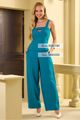 Calca Semi Pantalona Com Pochete Azul 36