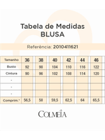 Blusa Com Babado Estampado 36