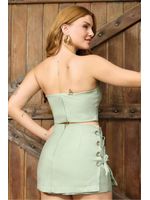 Conjunto De Saia Espadachim Verde 46