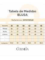 Blusa Tule Manga Longa Preto P