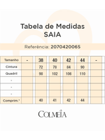 Conjunto Cropped E Saia Ultilitario Marrom 42