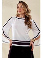 Blusa Capa Ampla Branco 42