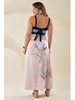 Vestido--Longo-Bicolor-Com-Amarracao-Estampado-38