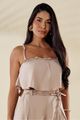 Blusa Regata Enviesada Com Alcas Torcidas Cinza 38