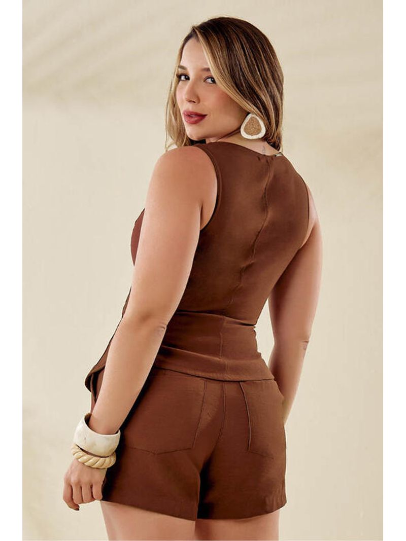 Conjunto-De-Blusa-Alongada-Com-Short-Alfaiataria-Marrom-36