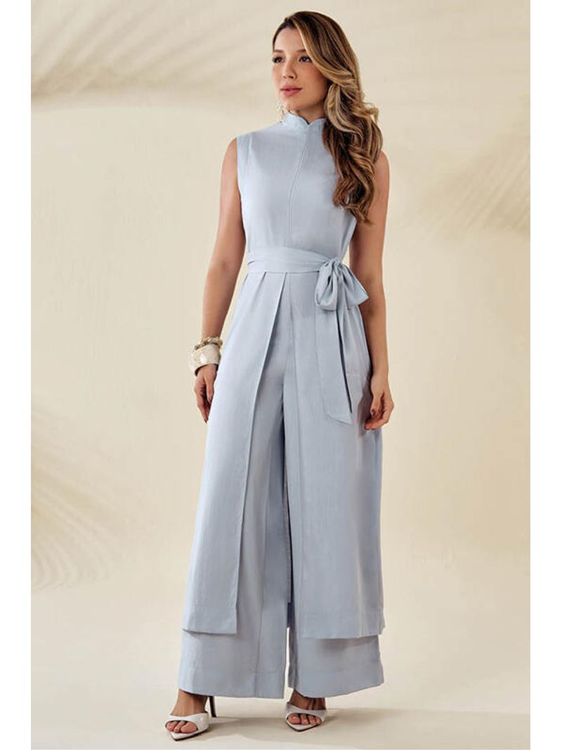 Conjunto-De-Tunica-Com-Faixa-E-Calca-Pantalona-Azul-38