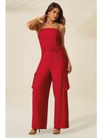 Macacao Utilitario Com Alca Removivel Vermelho 36