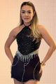 Conjunto De Short  Saia E Blusa Trabalhada Preto 38