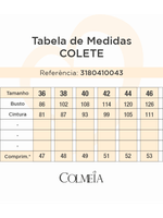 Outwear Bicolor Com Abotoamento Laranja 38