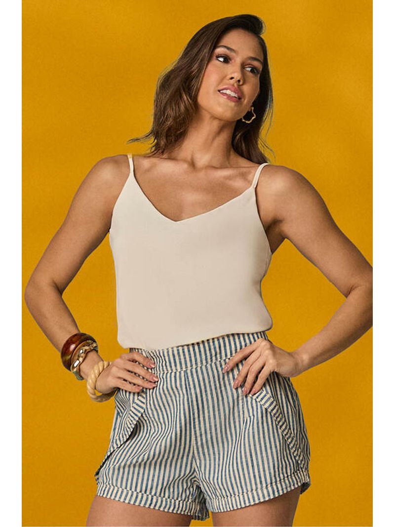 Short Boxer Listrado Azul 42