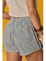 Short Boxer Listrado Azul 42