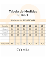 Conjunto Tshirt E Short Listrado Estampado /  Azul 42