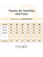 Vestido Plano Curto Com Flor E Vazado Laranja 46