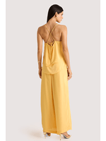 Conjunto De Blusa Em Camadas Com Calca Amarelo 44