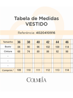 Vestido Plano Midi Ombro So Bicolor Off/cinza 42