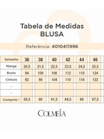 Blusa Baby Look Com Decote Canoa Estampado 38