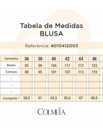 Blusa Com Babado Jabour Estampado 36