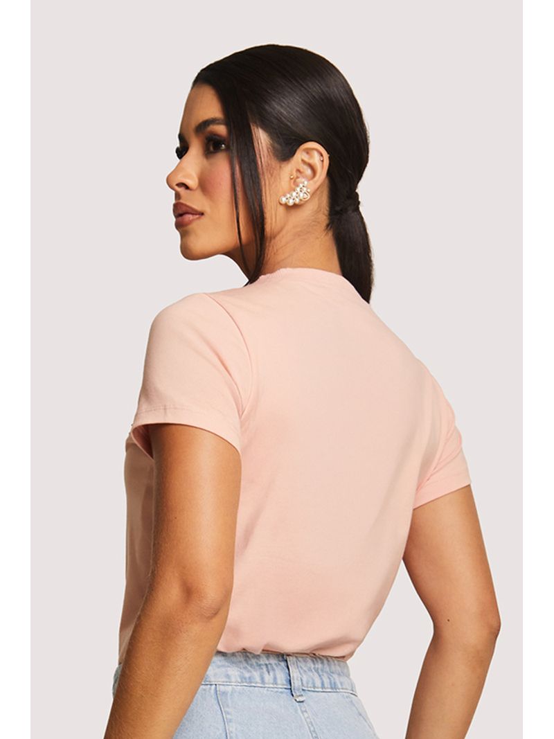 Blusa Guardei Voce No Melhor Lugar Rosa P