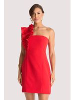 Vestido Plano Detalhe Alca Off White 38