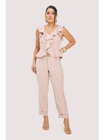 Calca Carrot Com Utilitarios Rosa 44