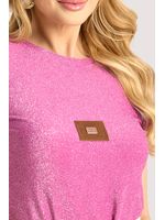 Blusa Tshirt Com Etiqueta Pink P