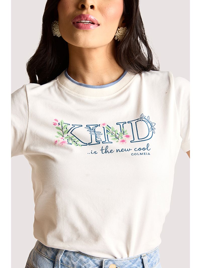 Blusa Tshirt Off Kind Off White M