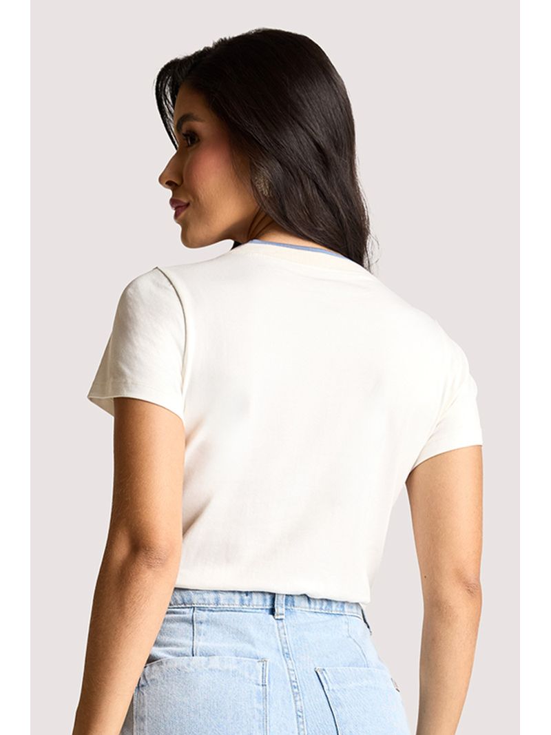 Blusa Tshirt Off Kind Off White M