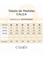 Conjunto Blusa Peplum Com Calca Off White 38