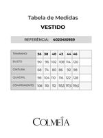 Vestido Plano Midi Com Babado No Decote Off/preto 38