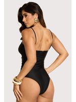 Beachwear Maio Com Detalhe Vazado Preto P