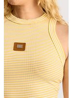 Blusa Regata Cavada Amarelo Sol P