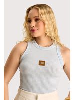 Blusa Regata Cavada Azul Cloudy P