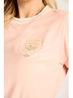 Blusa Tshirt  Floral Rosa M