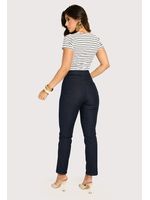 Calca Reta Com Bolso Diferenciado Azul 38