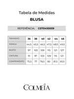 Conjunto Com Camisa Bordada E Short Azul Carbono 38