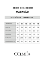 Macaco Solto Com Alcas E Abotoamento Estampado 38